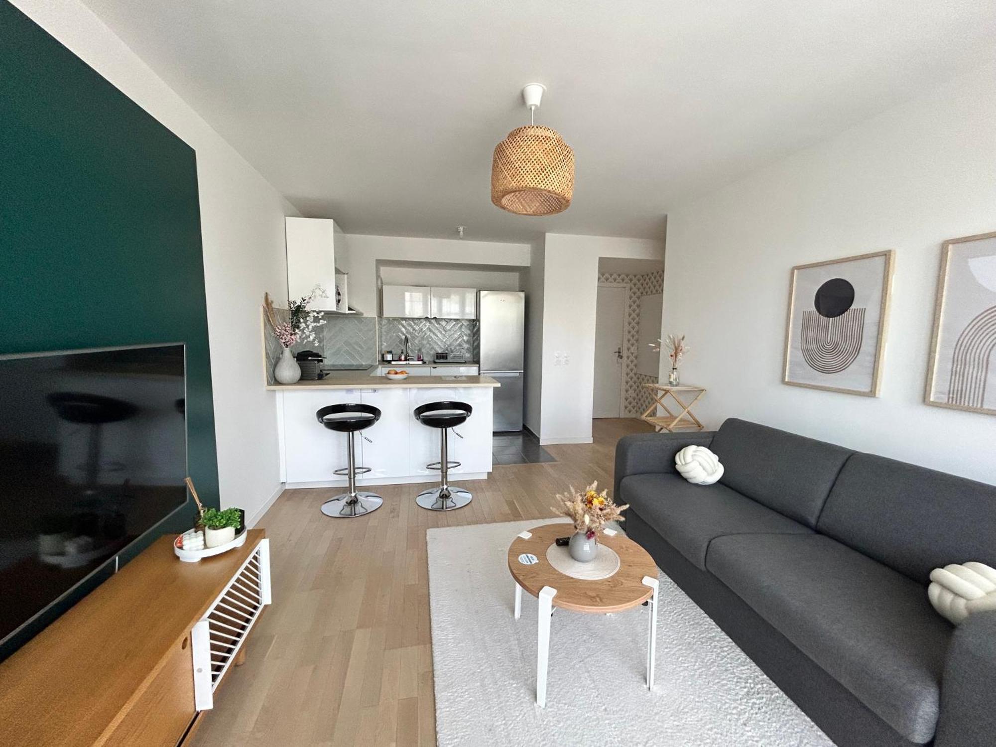 Elegant Appartement Minimaliste Entre Paris Et Disney Noisy-le-Grand Kültér fotó